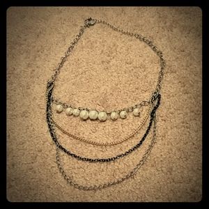 Short layered necklace